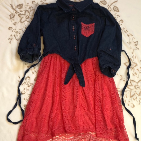 Pink House Girls Dress - Picture 1 of 4